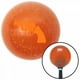 Poignée de Levier de Vitesses en Flocons de Métal Orange avec M16 x 1,5 Insert Levier de Vitesses Auto Brody – image 1 sur 1