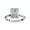 White Gold, variant on 4 Prong Solitaire Engagement Ring for Women, 2.90 Carat (ctw) Radiant Cut Lab Grown Diamond Ring In 14K Yellow Gold Over Sterling Silver F-G-H, SI Quality Gifts For Her Ring Size-4
