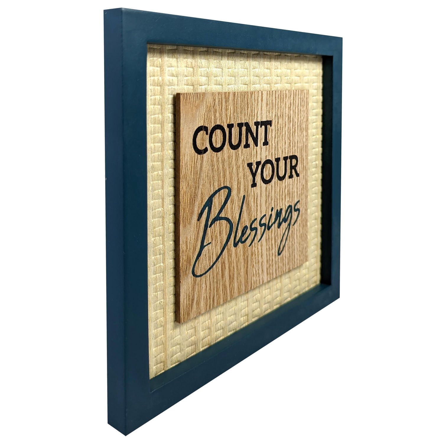 Blessings Plaque - Navy