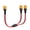 XT60 1 Male to 2 Female, variant on mistyhony XT60 Splitter Cable,12AWG XT60 1 Female to 3 Male Connector Cable for UAV Phantom Quadcopter RC Car(1FT)