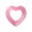 Pink-PK Home Decor, variant on JJV Love-Shaped Inflatable Swim Ring, Inflatable Pool Floats for Adults, Transparent Glitter Pool Float, Summer Swimming Tube for Water Fun Beach Wedding Photography Parties, 30 Inch Diameter