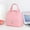 Pink_Base#13282, variant on Insulated Lunch Bag Cooler Tote with Double Layer, Reusable Mini Lunch Box Bag for Work, School, Travel and Picnics