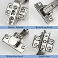 thumbnail image 2 of 135 Degree Corner Kitchen Cabinet Hinge, Folding Door Hinges Combination 1 Pair, 2 of 6