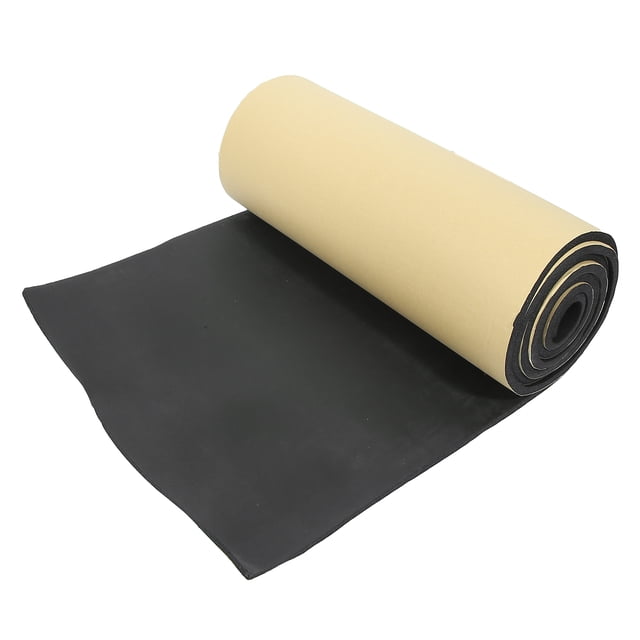 394 mil 16 pies Cuadrados Bloque De Calor Estera Insonorizante Amortiguador De Sonido Alfombrilla Aislante Cara De Papel De Aluminio Intensivo 10mm 20x118