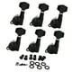 thumbnail image 4 of 6 clavijas de afinación de cuerda bloqueadas para zurdos, relación de engranajes 1:18 para piezas de guitarra eléctrica, color negro Yuyangstore Afinadores de bloqueo de guitarra automática, 4 of 8