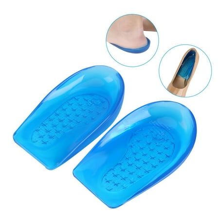 Sonew Silicone Gel O/X Leg Correction Insoles Foot Orthotic Arch Support Shoes Insert Pads Heel Cup, Heel Cup,O/X Leg Correction