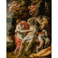 thumbnail image 2 of Jean Laurent Mosnier 12x14 Gold Ornate Wood Frame and Double Matted Museum Art Print Titled - Saint Sebastian, 2 of 4