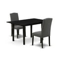 thumbnail image 2 of East West Furniture Dining Table- Parson Chairs, NOEN3-BLK-20, 2 of 6