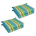 thumbnail image 5 of Blazing Needles Outdoor Chair Cushion, 20" x 19", Annie Chocolate 4 Count, 5 of 5