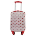 thumbnail image 4 of Travelers Club 5 Piece Kids Luggage Set with 360° 4-Wheel Spinner System, Heart, 4 of 11