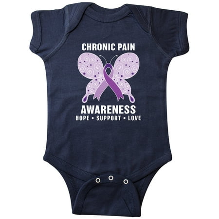 

Inktastic Chronic Pain Awarenesss Hope Support and Love Gift Baby Boy or Baby Girl Bodysuit