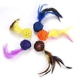 thumbnail image 2 of Cat Play Toy, Colorful Cat Play Toy, Colorful Rattan Balls Kitten For Cats, 2 of 8