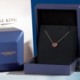thumbnail image 5 of Gem Stone King 14K Yellow Gold Red Tiger Eye Pendant Necklace for Women | 1.50 Cttw | Gemstone Birthstone | Oval 9X7MM | With 18 inch Chain, 5 of 6