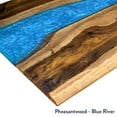 thumbnail image 5 of Desky Dual Resin Hardwood Sit Stand Desk - White Ash Emerald River / 72 X 30 Inches / Space Gray, 5 of 10
