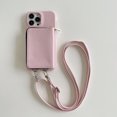 thumbnail image 2 of Estuche con cremallera y cordón para tarjetas para Apple 14 Funda para teléfono móvil Apple 13 Promax Funda protectora con patrón de lichi para 12 Mujeres, 2 of 5
