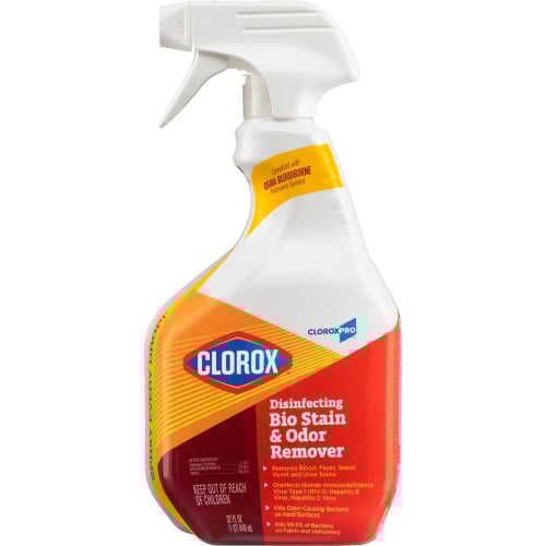 CloroxPro Disinfecting Bio Stain & Odor Remover Spray, Each