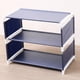 thumbnail image 3 of Zapatero de 3/4 capas, soporte para ahorro de espacio para dormitorio, estantes sólidos, organizador de almacenamiento, 3 of 5
