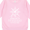 thumbnail image 3 of Inktastic Someone in Fort Myers Beach Loves Me Toddler Sweatshirt, 3 of 4
