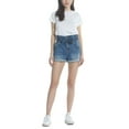 thumbnail image 2 of Vigoss Jeans Paperbag Shorts, Dark Wash, 26, 2 of 2
