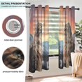 thumbnail image 5 of Cat Trees Moutain Iceberg Blackout Curtains Thermal Insulation 63 inch Grommet for Bedroom Living Room Bathroom Kitchen Windows 2 Pack, 5 of 6