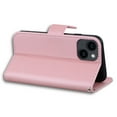 thumbnail image 3 of SaniMore for iPhone 13 Mini Case, PU Leather Flip Folio Cover with Stand, Card Slots, [Lovely Pet Magnetic Clasp] Full Protetcion Shockproof TPU Wallet Shell for iPhone 13 Mini(5.4" 2021), Rosegold, 3 of 10
