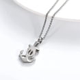 thumbnail image 3 of Anchor Urn Necklace for Human Ashes Cremation Urn Jewelry for Men Women Memorial Keepsake Ashes Pendant Jewelry, 3 of 7