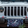 thumbnail image 5 of License Plate, Geometric Octopus Decorative Front,Personalized Stainless Steel License Plate Cover For Men Women,12.2" X 6.2", 5 of 6