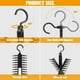 thumbnail image 4 of Perchero ajustable para corbatas, organizador retro para guardar cinturones y corbatas, para hombre, para ahorrar espacio en el armario, para organizar corbatas, cinturones y bufandas., 4 of 5