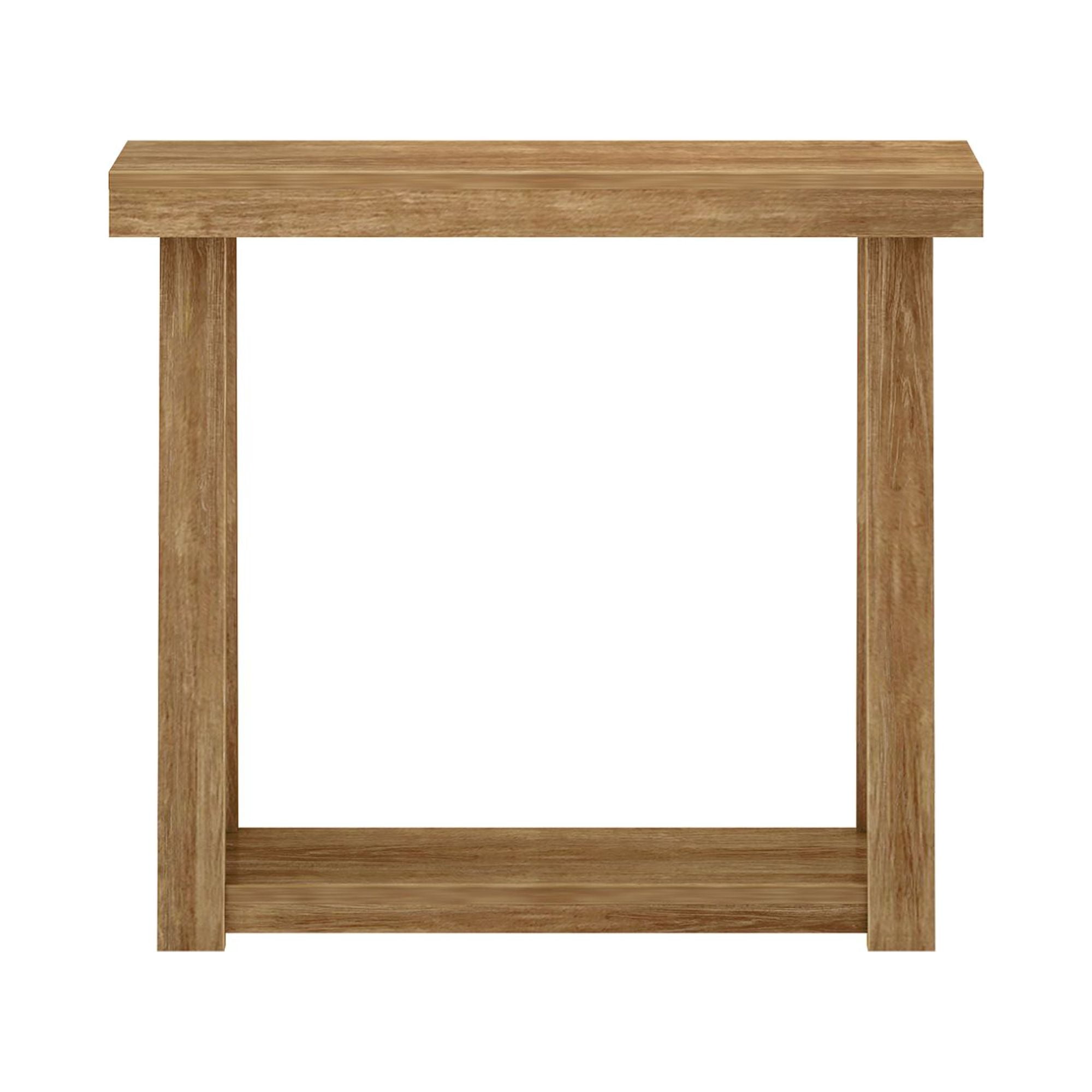 Plank+Beam Solid Wood 36 " Console Table with Storage, Narrow Entryway Table, Living Room