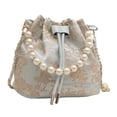 thumbnail image 1 of Drawstring Chain Bucket Bag Womens Shoulder Crossbody Womens Simple Fashion Bag Bag T4w1, 1 of 8