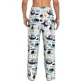 thumbnail image 2 of Bixox Men's Cartoon Helicopters Patterned Pajama Pants with Pockets Lounge Clothes for Home, 2 of 5