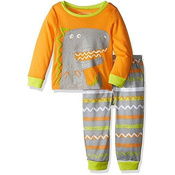 Toddler Boy's Dinosaur Prehistoric Dino Jersey Pajama Set, Size 4T