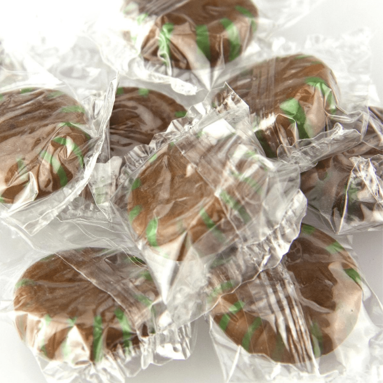 WinCrest Chocolate Starlights - Wrapped Hard Candy - 5 Lb Case