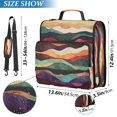 thumbnail image 2 of FORMRS Zipper Binder with Shoulder Strap 2-inch Ring 500 Sheet Capacity File Bag, Artistic Desert Pattern, 2 of 5