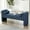 Green, variant on 60.5'Storage Bench with Armrests and Bolster Pillows, Upholstered Velvet Ottoman Bench with Lift-Top Storage, Multi-Scene Entryway Bench Bedroom Bench Living Room Bench, 300 LBS Capacity BLUE