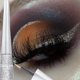 thumbnail image 3 of Delineador de ojos brillantes de diamante XUQIANG sombra de ojos impermeable Color plateado dorado azul lentejuelas brillantes maquillaje Cosméticos de belleza, 3 of 5