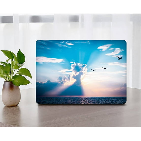 KSK KAISHEK Hard Case Shell Cover Compatible MacBook Pro 13" with Retina Display No Touch No CD-ROM / USB-C + Black Keyboard Cover Model: A1502 A1425 Landscape 111