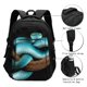 thumbnail image 3 of Balery Blue Viper Snake Mochila con carga USB para hombre y mujer - Mochila impermeable y antirrobo para laptop con puerto USB para viajes, trabajo, 3 of 7
