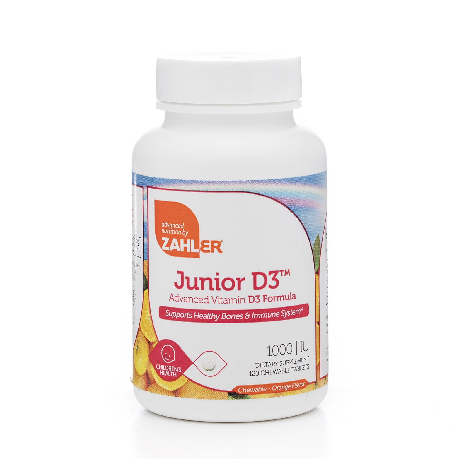 Zahler Junior D3, Chewable Vitamin D for Kids, Vitamin D3 1000 IU for
