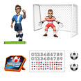thumbnail image 3 of Powershots Strike Sam Soccer Toy Game Set with Player  Real Net Goal, Goalie, and 2 Balls, 3 of 5