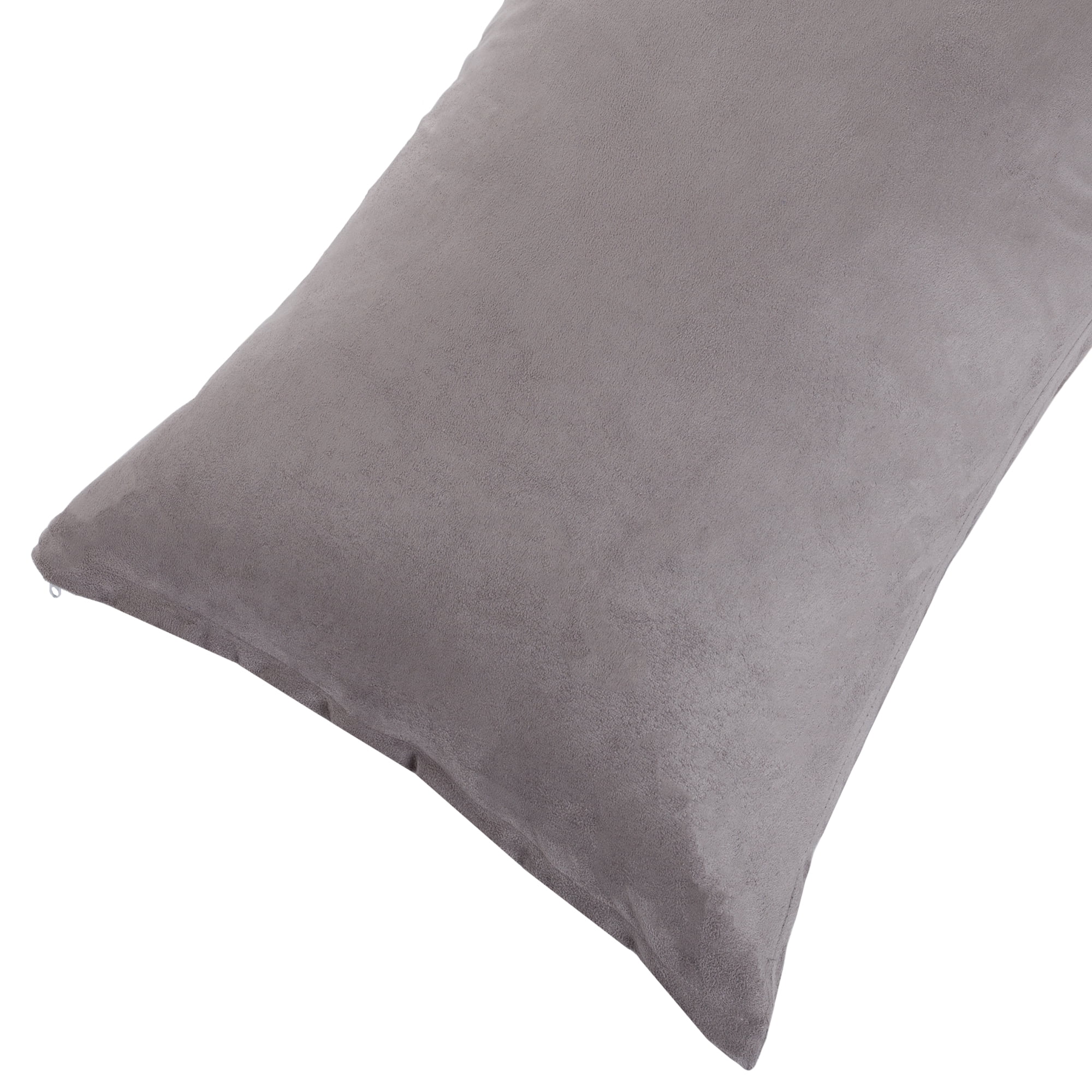 Body Pillow Cover, Soft MicroSuede or Sherpa Pillowcase with Zipper