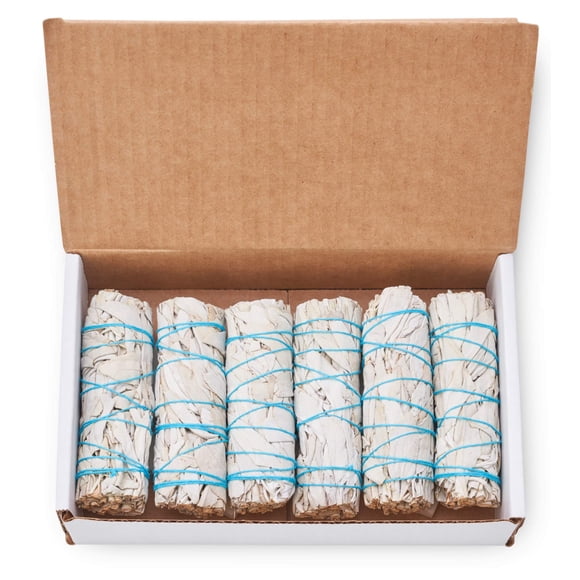 Smudge Sticks Blue River Sage White Sage, paquete de 6