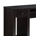 thumbnail image 3 of Benjara Akol Computer Desk- Keyboard Drawer and Storage- 39 Inch- Black, 3 of 3