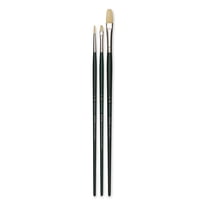 Winsor & Newton Winton Hog Bristle Brushes - Assorted, Pkg of 3