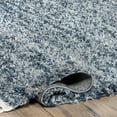 thumbnail image 4 of nuLOOM Brooke Shag Tasseled Area Rug, 6', Blue, 4 of 9