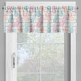 thumbnail image 2 of Ambesonne Tropical Window Valance, Colorful Pineapple Sketch, 54" X 18", Pink Coconut, 2 of 5