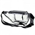 thumbnail image 4 of K-Cliffs 2 Pack Clear Anti-Theft 3-Zipper PVC Fanny Pack with Black Trim, Unisex, Teen-Adult, 4 of 10