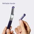 thumbnail image 6 of Flamingo Reusable Dermaplane Facial Razor Handle with 2 Razor Refill Cartridges, 6 of 8