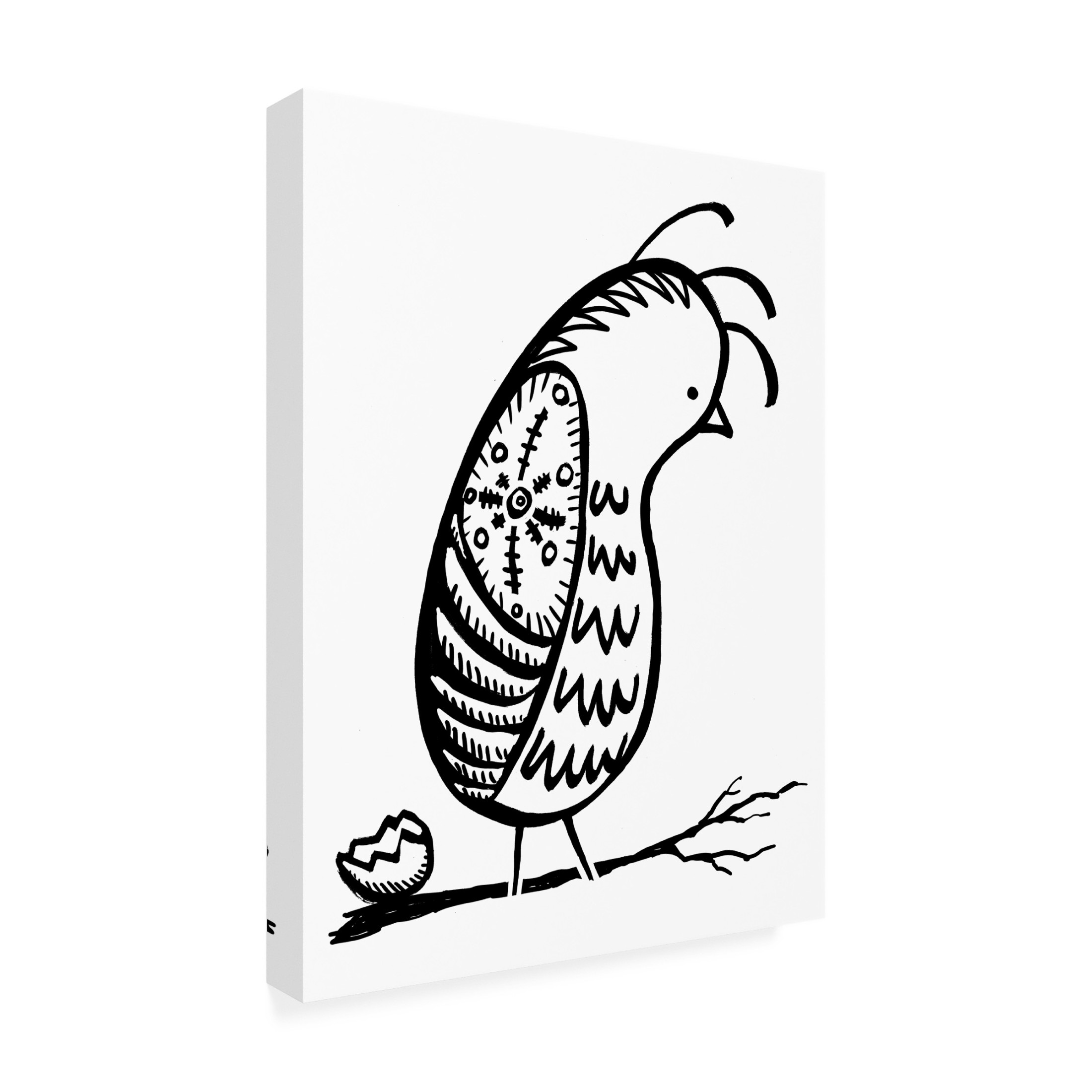 Canvas Wall Art - Randy Noble Fine Art 'The Egg' Wall Art for Living Room, Bedroom, or Office Décor by Trademark Fine Art - 24 x 32 Inches