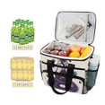thumbnail image 2 of FORMRS Insulated Cooler Bag 24 Cans Capacity Soft Leakproof Lunch Box with Side Pockets, Orange Astronaut Planet, 2 of 7